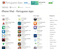 Tablet Screenshot of portugueseapps.com